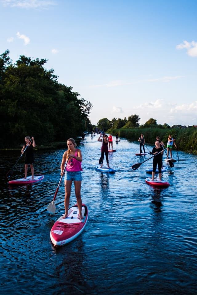 ...met een 10 km zwem of SUP...