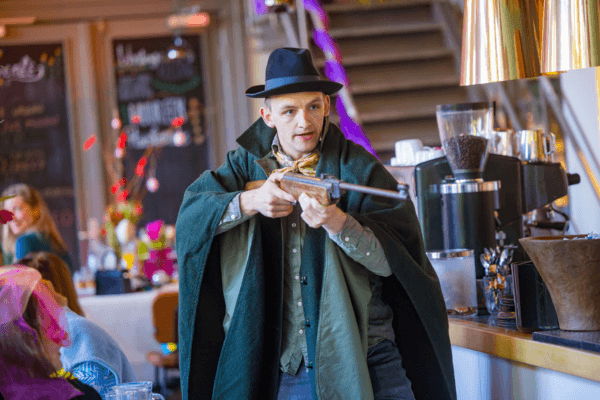 De schrik zat er goed in...